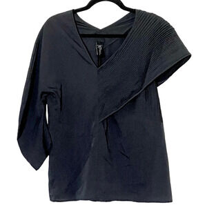 Zero + Maria Cornejo Accordion‎ Asymmetrical Blouse 8